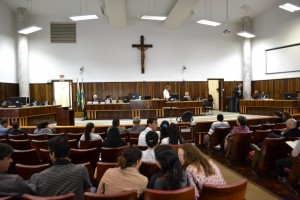 Primeiro júri de Augusto Barbosa da Costa, em fevereiro de 2013.