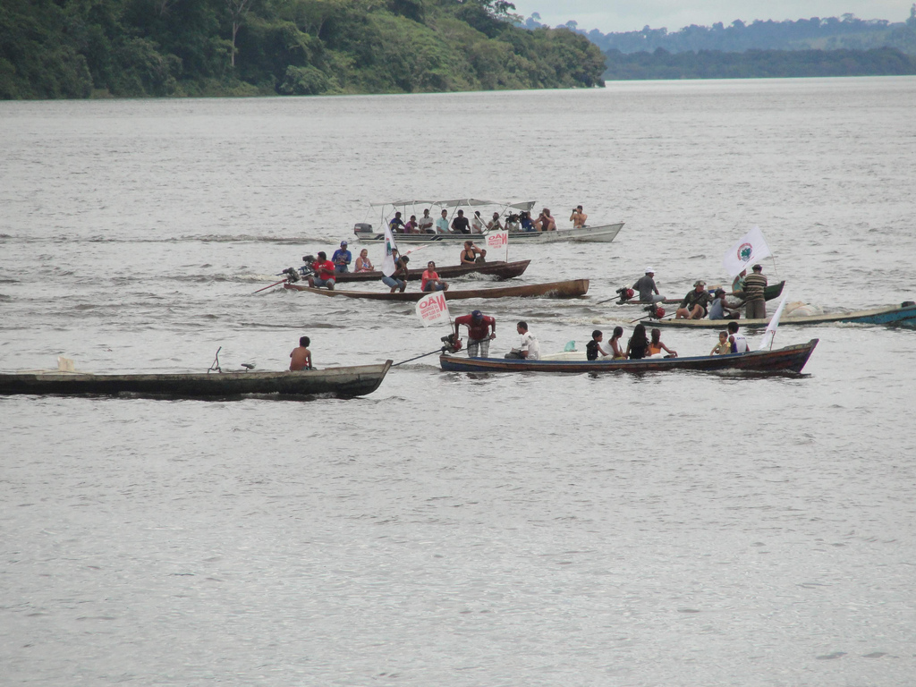 “Grande Pescaria em Defesa do Xingu e Contra Belo Monte”: protesto em março de 2011