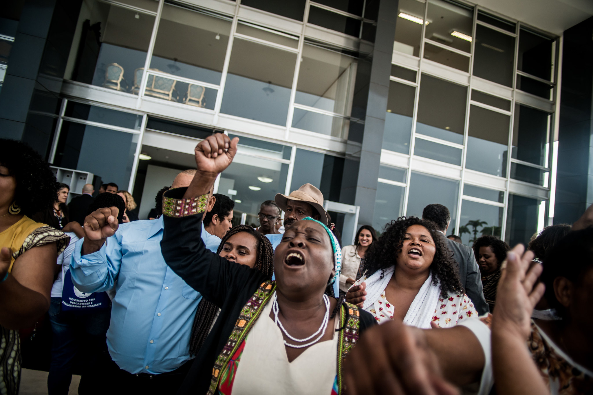 Após 14 anos de espera, quilombolas comemoram decisão favorável sobre a Ação Direta de Inconstitucionalidade sobre direitos territoriais. Foto: Mídia Ninja
