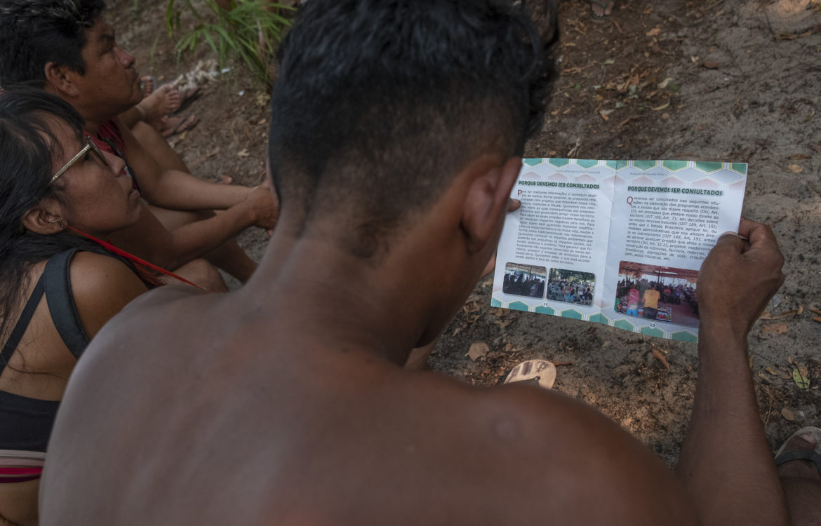Dentro da Reserva Extrativista Tapajós Arapiuns, povo Tupinambá conta com Protocolo de Consulta Prévia desde 2018. / Foto: Leonardo Milano/Amazônia Real