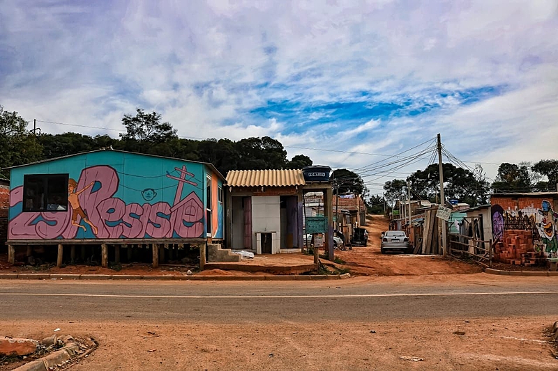 Comunidade 29 de março, em Curitiba / Foto: Giorgia Prates/Brasil de Fato Paraná