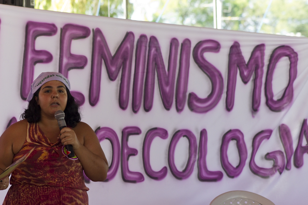 Mulheres no Encontro Nacional de Agroecologia. Foto: Fábio Caffe