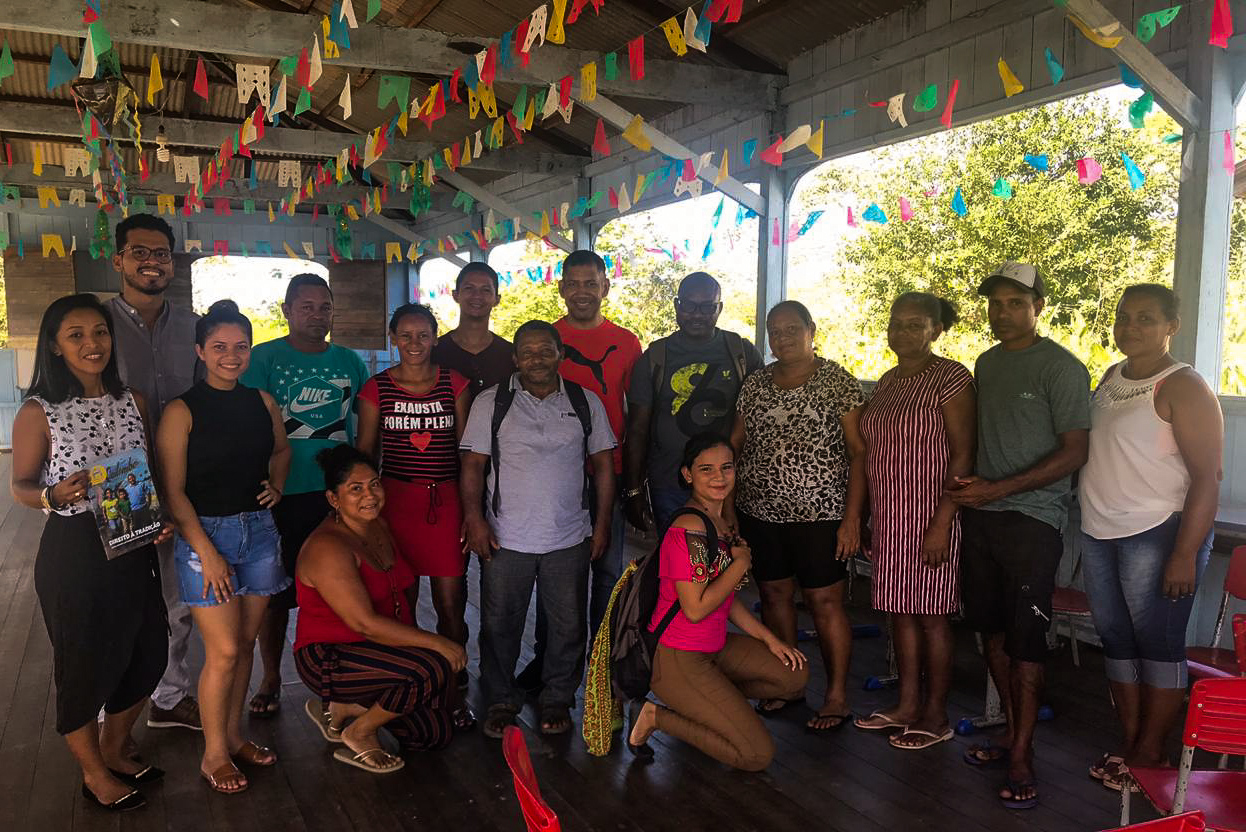 Formação contou com representantes das 12 comunidades quilombolas de Santarém (foto: Ciro Brito)