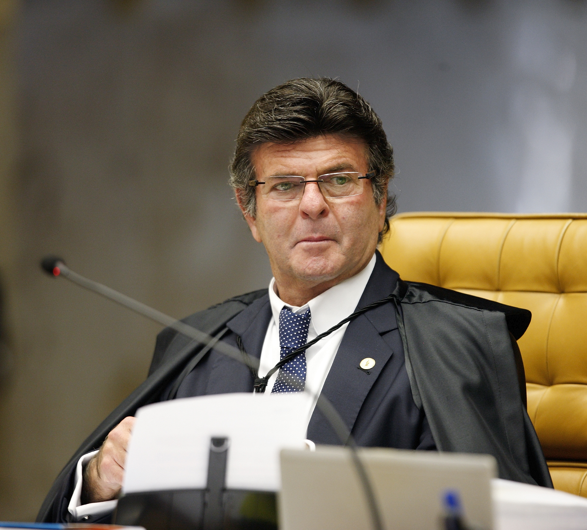 O voto do ministro Fux iniciou o julgamento da incostitucionalidade do Código Florestal (foto: Rosinei Coutinho/STF)  
