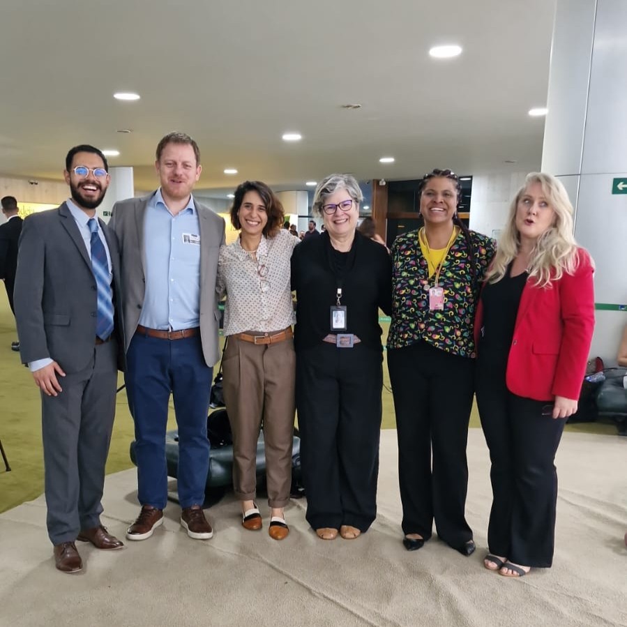 Representantes da incidência política do Movimento Escazú Brasil. Foto: Movimento Escazú Brasil