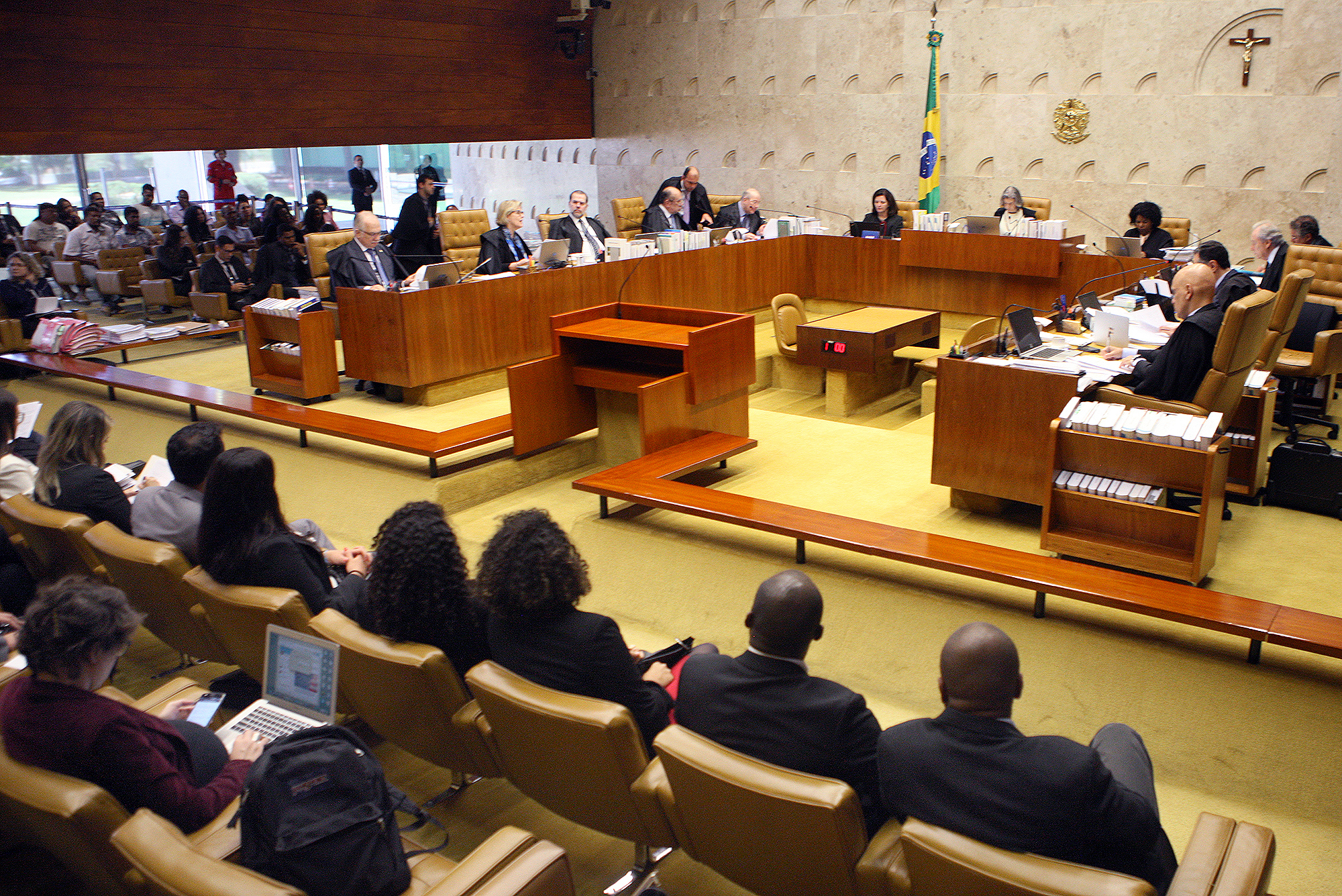 Por 8 votos, ministros e ministras do STF descartaram a possibilidade de considerar um marco temporal para a titulação de territórios quilombolas. Foto: Nelson Jr./STF