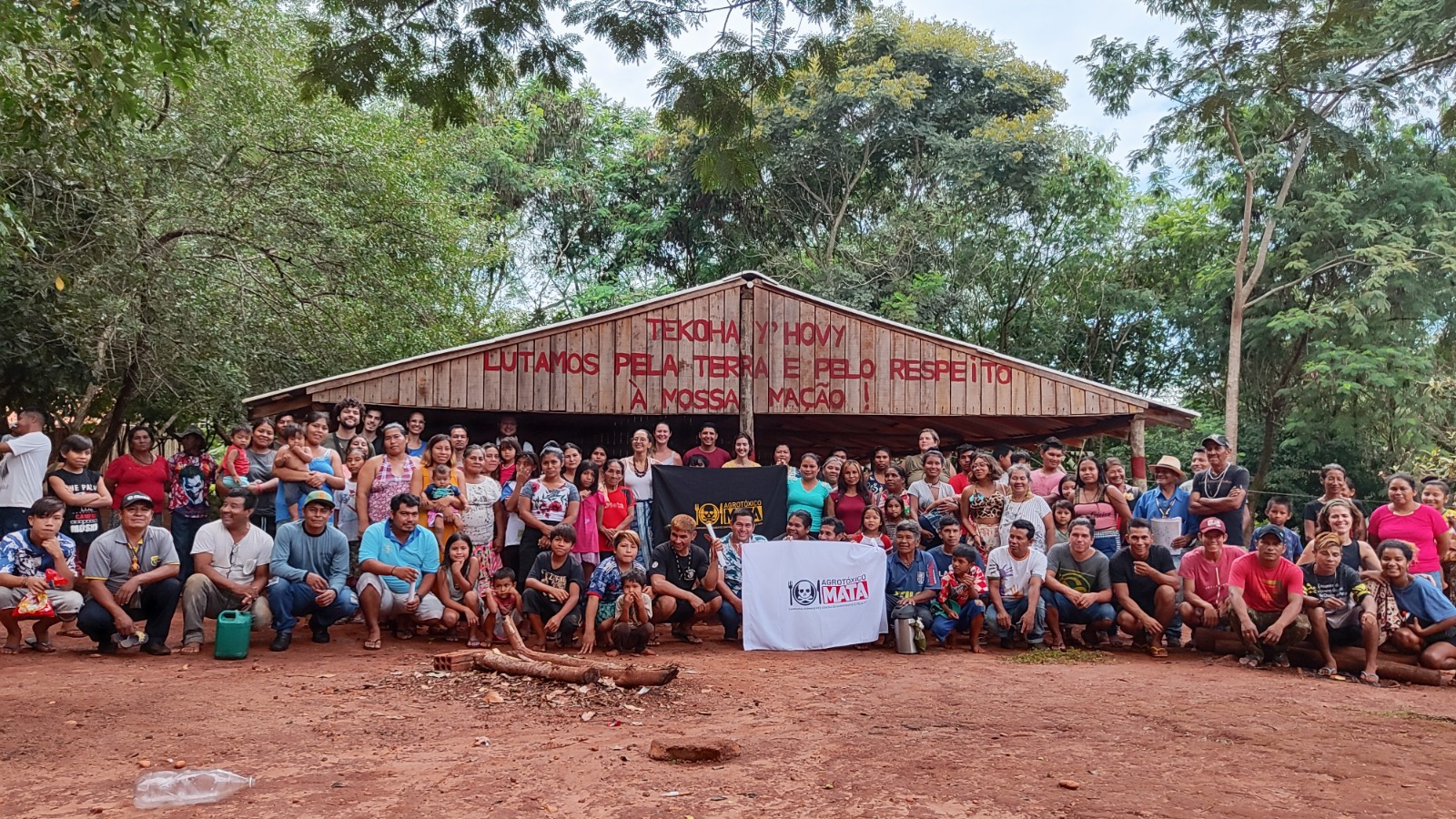 Indígenas Avá-Guarani sofrem com intoxicação por agrotóxicos. Foto: Lizely Borges