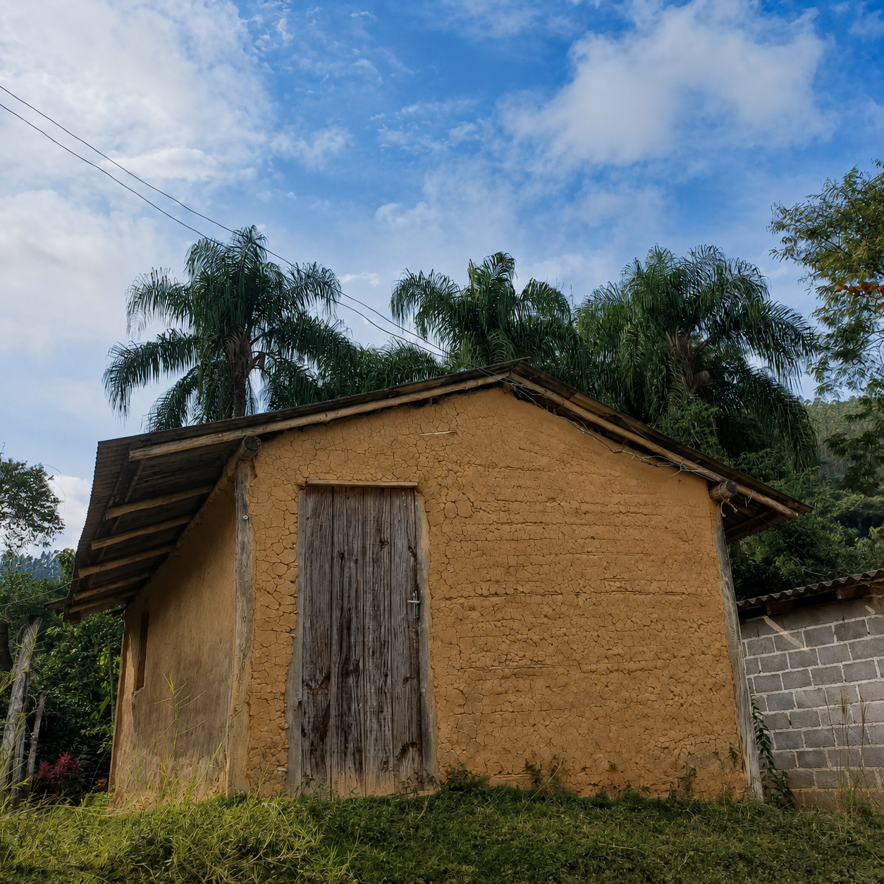 Casa de reza da comunidade. Foto: Arquivo da comunidade